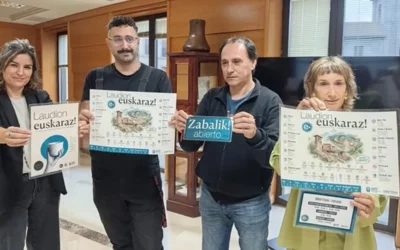Laudioko MOZEP Euskara Planak 15. edizioa abiatu du, 110 establezimendurekin