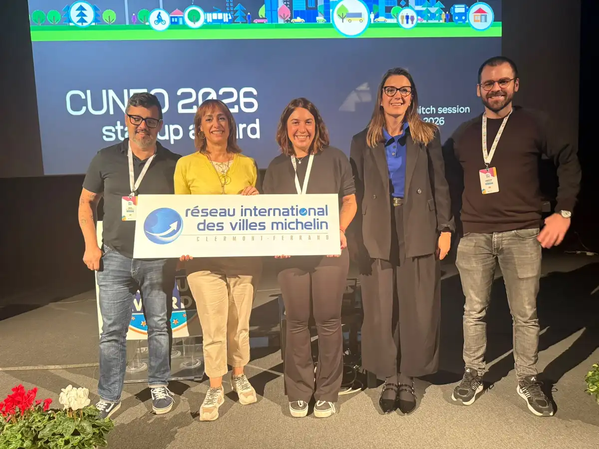 Startups alavesas en la competición internacional de Cuneo Encuentro internacional de la Red de Ciudades Michelin en Cuneo, donde compiten las startups alavesas AidTec Solutions y StatAI Solutions.