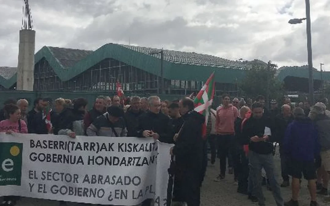 UAGA y EHNE consideran insuficientes las ayudas del Gobierno Vasco frente a la sequía