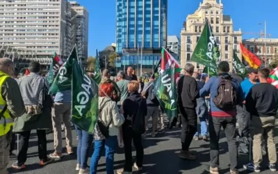 UAGA espera nuevas protestas tras la tractorada suspendida en Madrid