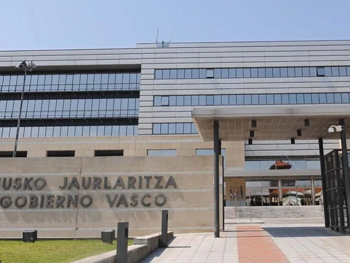 Concentración de EHNE ante el Gobierno Vasco en Vitoria