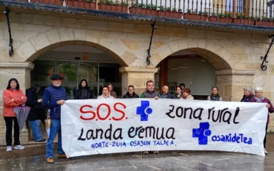 Reclaman soluciones a Osakidetza tras el cierre de 25 consultas médicas en la zona rural Norte-Zuia